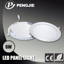 6W weißes LED-Licht Panel für Wohnzimmer LED-Licht